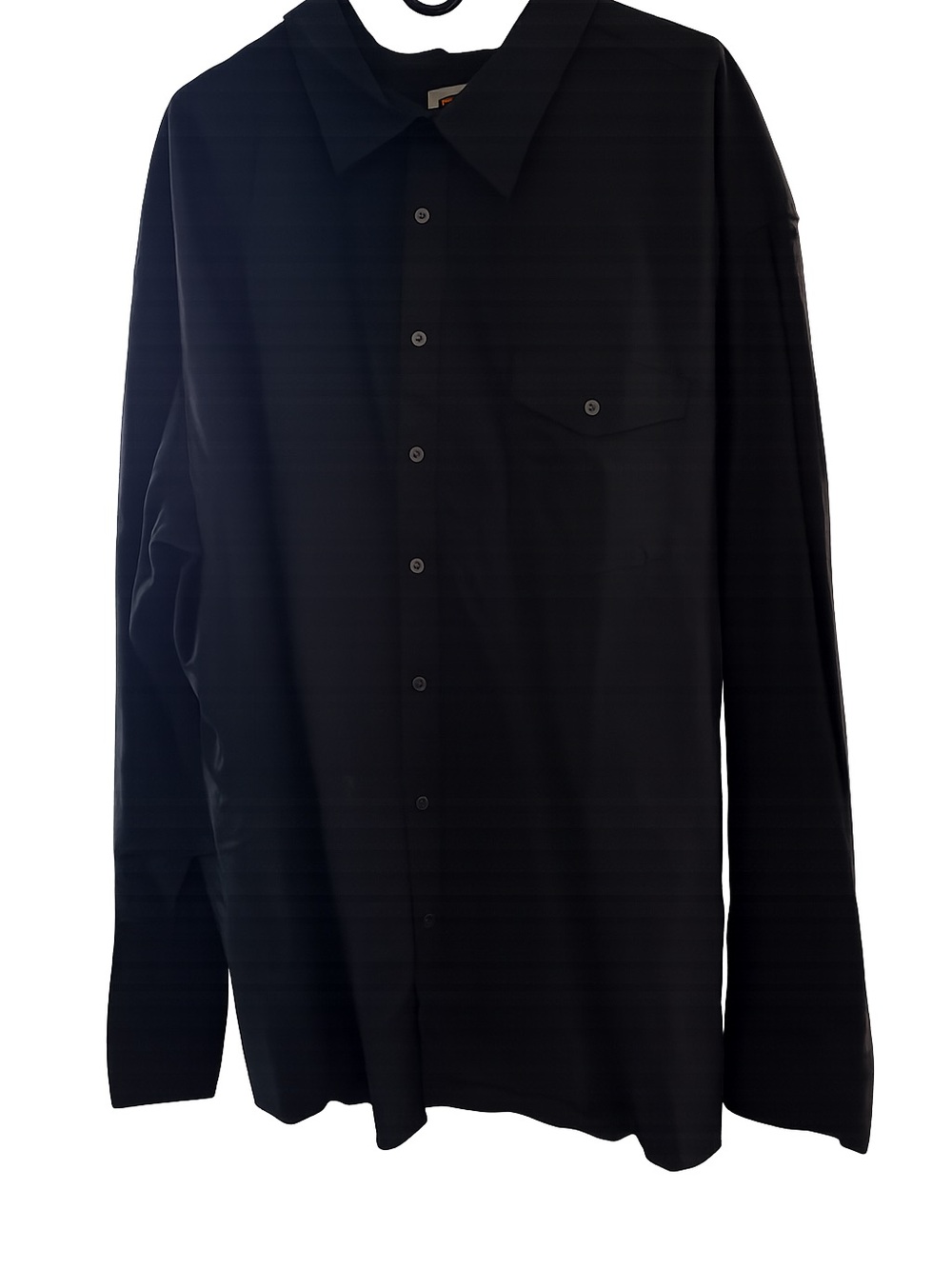 The Foundry Supply Co. Men's Black Long-Sleeve Button-Down Shirt
